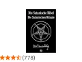Schwarzes Cover mit Pentagramm und dem Titel "Die Satanische Bibel".