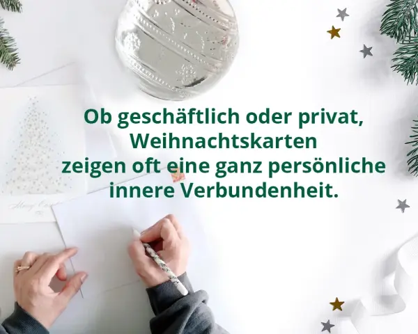 Geschäftliche Weihnachtskarten: Zitate, die Eindruck machen